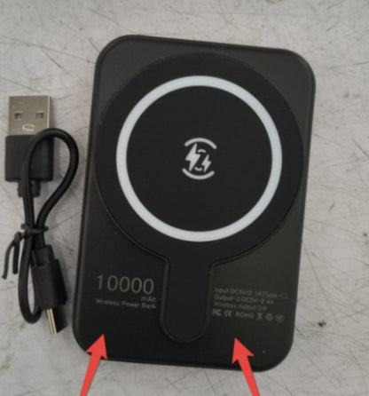 Mini Fast Charging Magnetic Wireless Power Bank 5000 MAh Portable capnig