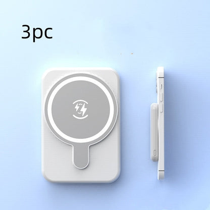 Mini Fast Charging Magnetic Wireless Power Bank 5000 MAh Portable capnig