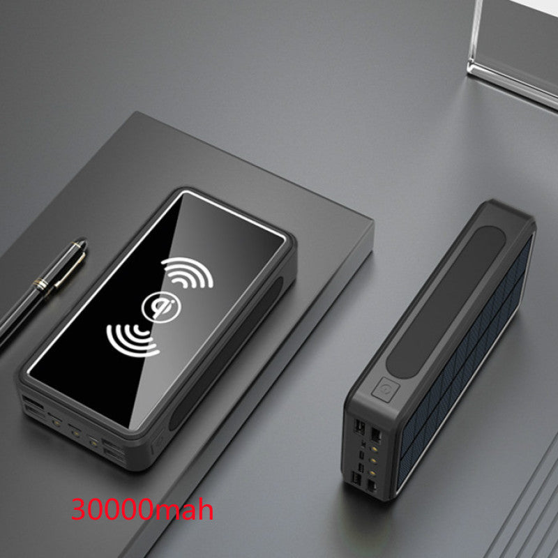 Solar power bank capnig