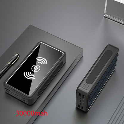Solar power bank capnig