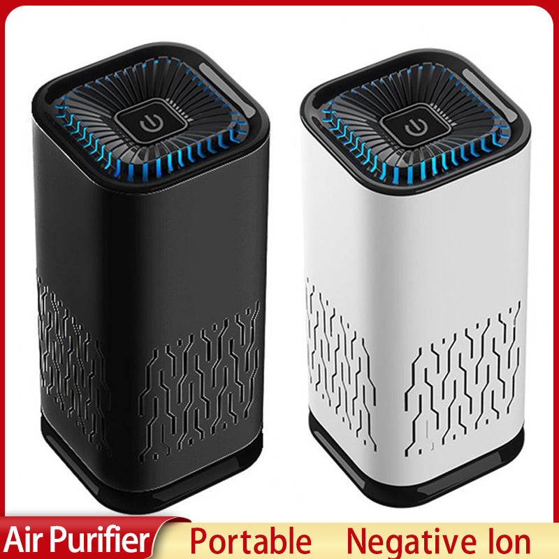 Car Air Purifier Portable Negative Ion Generator Remove Formaldehyde Dust Smoke Air Freshen Washer For Home Car capnig