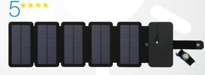 Outdoor Folding Solar Panel Charger Portable 5V 2.1A USB Output Devices Camp Hiking Backpack Travel Power Supply For Smartphones capnig