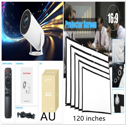 HY300 Pro Projector Home Theater Entertainment Portable Small Projector capnig
