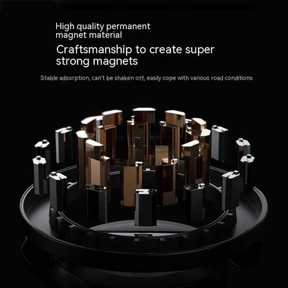 Magnetic Car Phone Mount All-Metal Foldable Phone Holder For Car Strongest Magnet Dashboard Phone Mount For Phone capnig