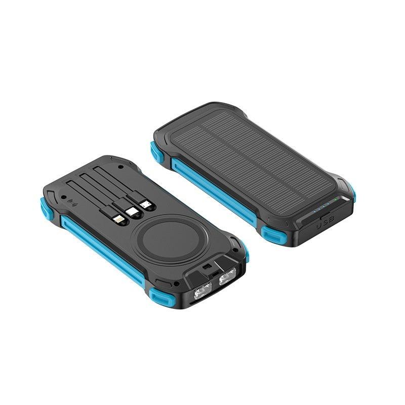 Wireless Charger Solar Portable Power Source capnig