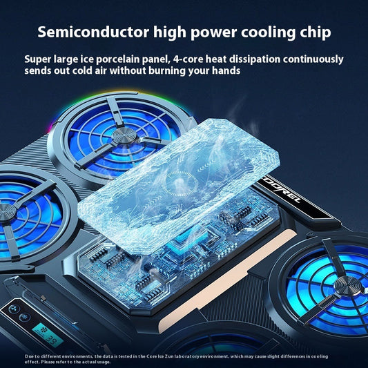 Notebook Play Speed Cooling 4-core Laptop Cooler capnig