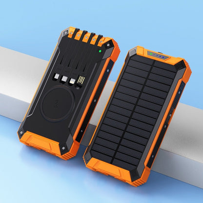 Wireless Charger Solar Portable Power Source capnig