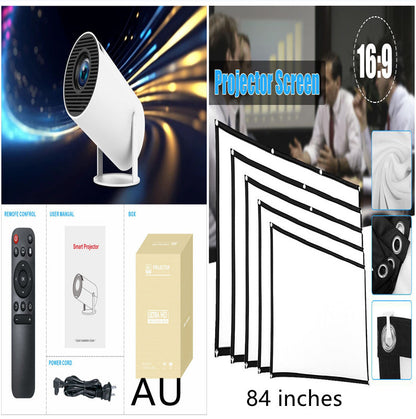 HY300 Pro Projector Home Theater Entertainment Portable Small Projector capnig
