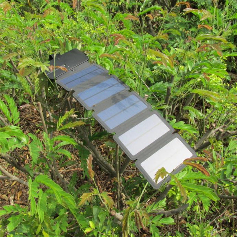 Outdoor Folding Solar Panel Charger Portable 5V 2.1A USB Output Devices Camp Hiking Backpack Travel Power Supply For Smartphones capnig
