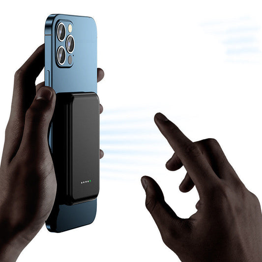 Mini Fast Charging Magnetic Wireless Power Bank 5000 MAh Portable capnig