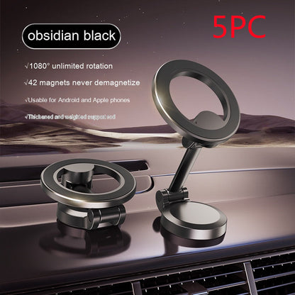 Magnetic Car Phone Mount All-Metal Foldable Phone Holder For Car Strongest Magnet Dashboard Phone Mount For Phone capnig
