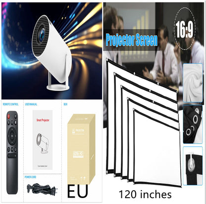 HY300 Pro Projector Home Theater Entertainment Portable Small Projector capnig